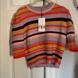 Zara Short-Sleeved Sweater (NWT!)
